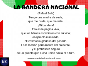 poema de la bandera mexicana