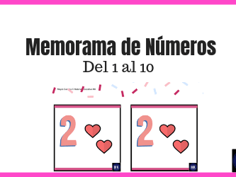 Memorama de números