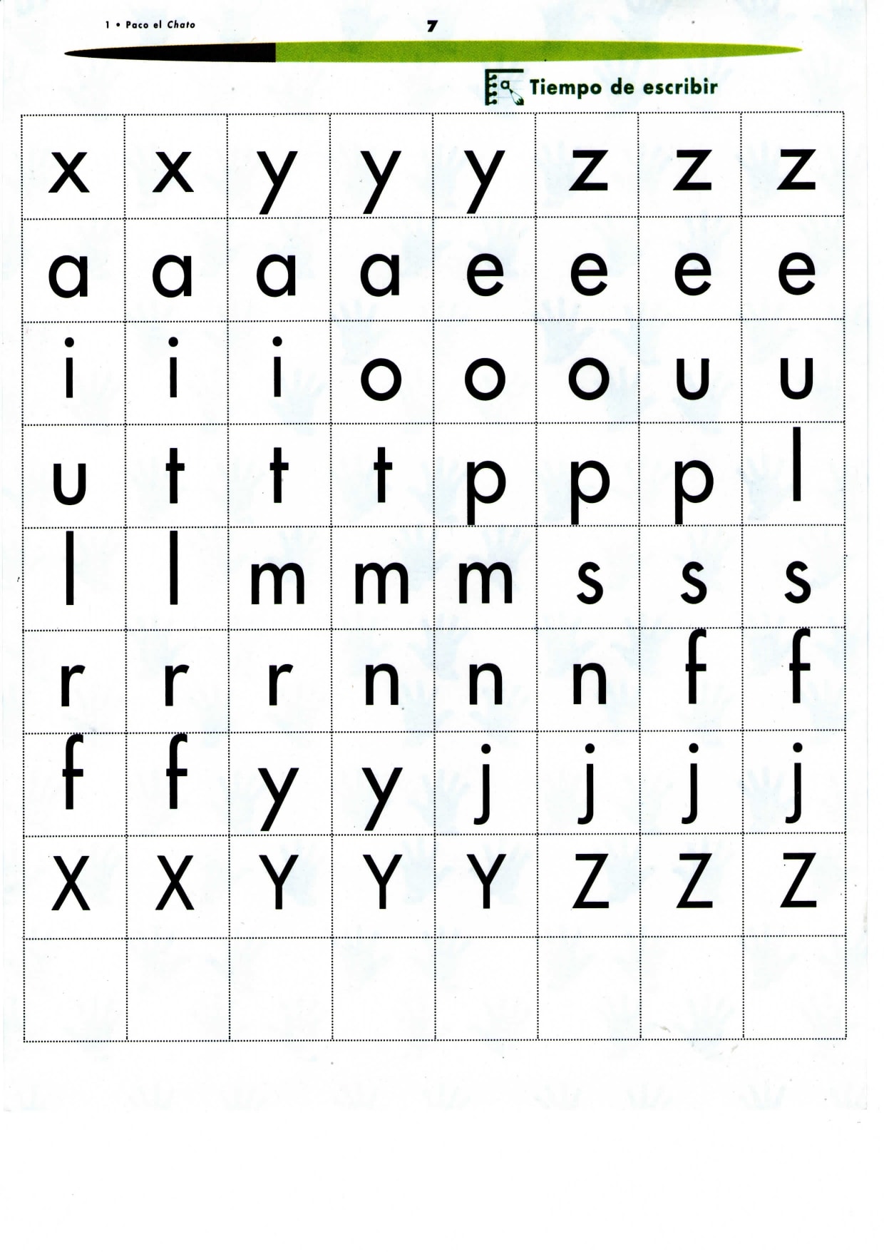 alfabeto móvil para imprimir y engargolar